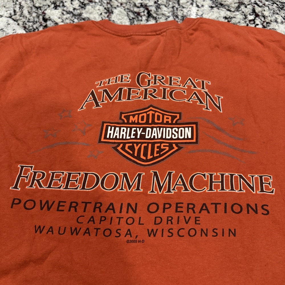 Harley Davidson 2 XL T-shirt Freedom‎ Machines - Picture 7 of 7